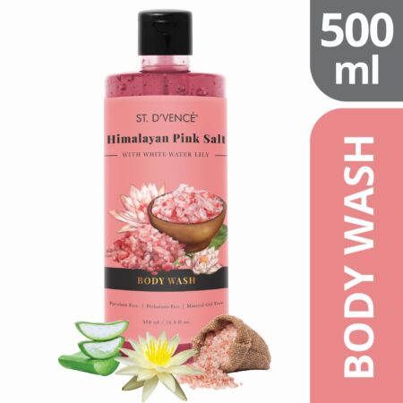 St. D'vencé Himalayan Pink Salt Body Wash With White Water Lily