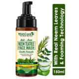WishCare Neem TeaTree Face Wash – Oil & Acne Control – Anti Acne Face Wash (150ml)