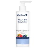 Wishcare 10% AHA + 1% BHA Body Lotion – Glycolic & Lactic Acid Body Lotion With Niacinamide (200ml)