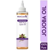 WishCare Pure Cold Pressed Natural Unrefined Jojoba Oil For Face, Hair & Skin (100ml)