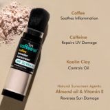 MCaffeine SPF 50 PA+++ Coffee Powder Sunscreen – 100% Mineral, Matte Sunscreen with No White Cast (4gm)