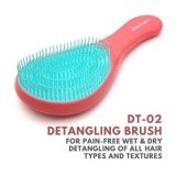 Alan Truman DT-02 Detangling Brush – Pink Blue (1Pcs)