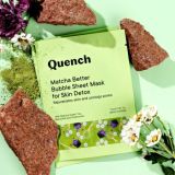 Quench Botanics Matcha Better Bubble Sheet Mask For Skin Detox (21ml)