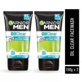 Garnier Oil Clear Facewash For Men – Pack Of 2 (300g)