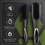 Wahl Argan Care Smart Brush Hair Straightner – Black (WCMS8-1724)