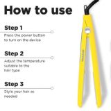 Ikonic Me 2 In 1 Straight And Curl Slim (Yellow)
